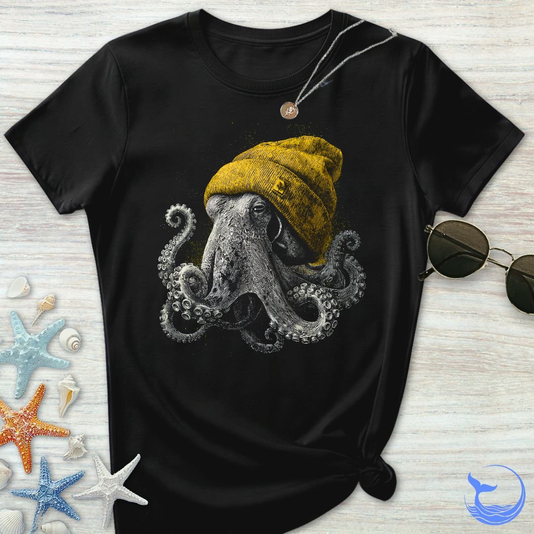 Winter Octopus Women's Relaxed T-Shirt