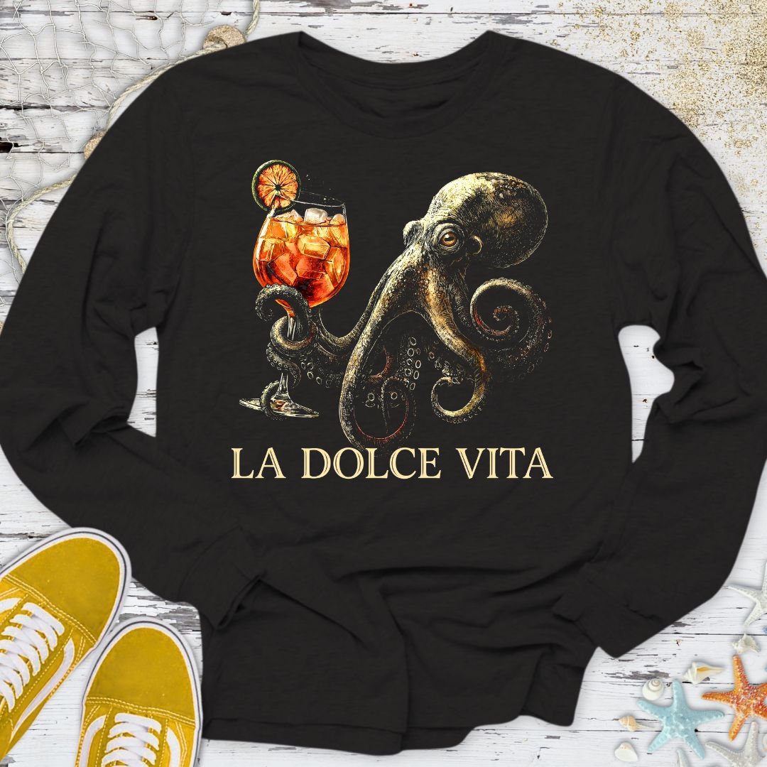 Octopus La Dolce Vita Long Sleeve Tee