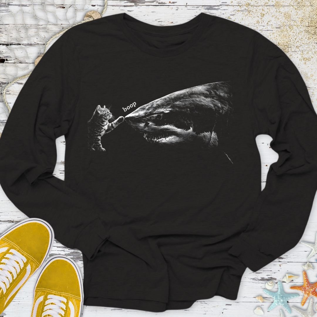 Boop Cat Long Sleeve Tee