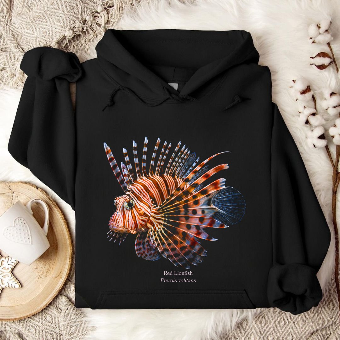 Red Lionfish Hoodie