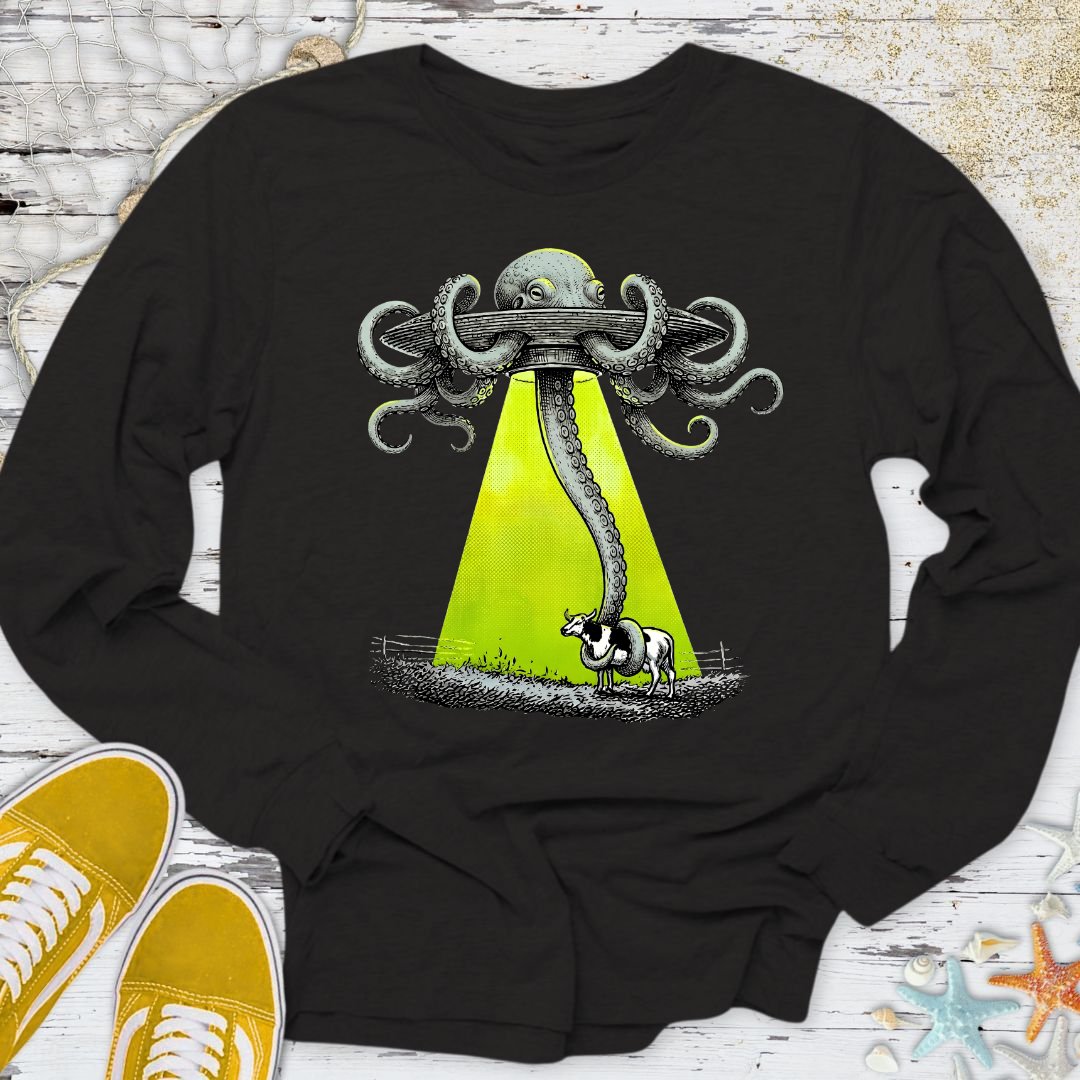 Alien Octopus Long Sleeve Tee