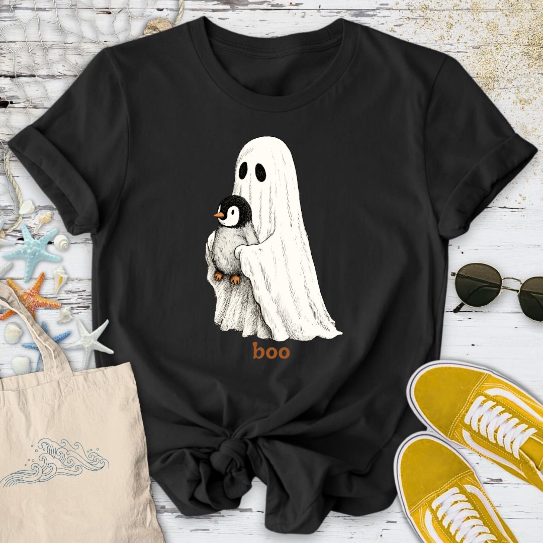 Boo, Ghost & Penguin T-Shirt