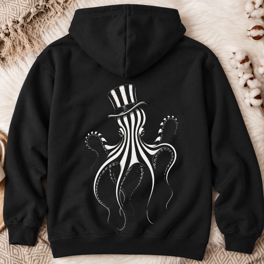 Beetlejuice Octopus Back Print Hoodie