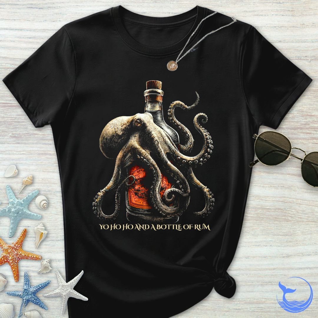 Octopus & A Bottle Of Rum Women's T-Shirt