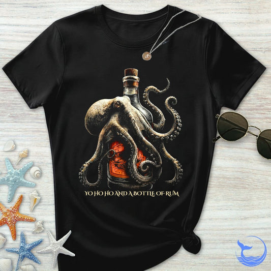 Octopus & A Bottle Of Rum Women's T-Shirt