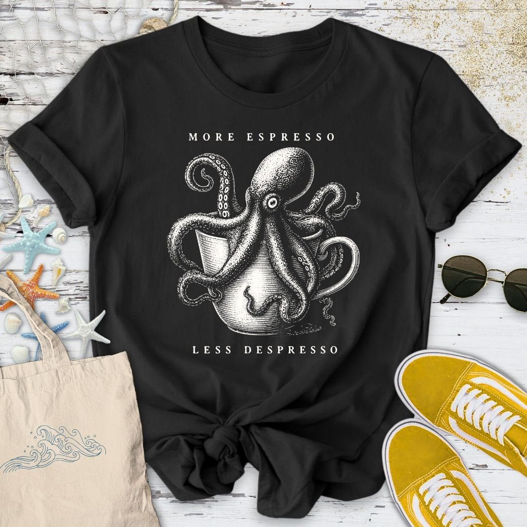 Espresso Octopus T-Shirt