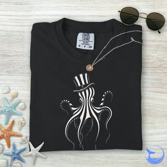 Beetlejuice Octopus Comfort Colors T-Shirt in Black - Dolce Reverie