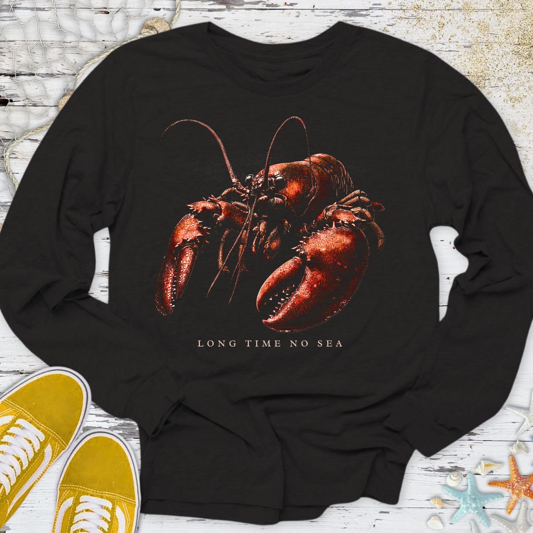 Long Time No Sea Lobster Long Sleeve Tee