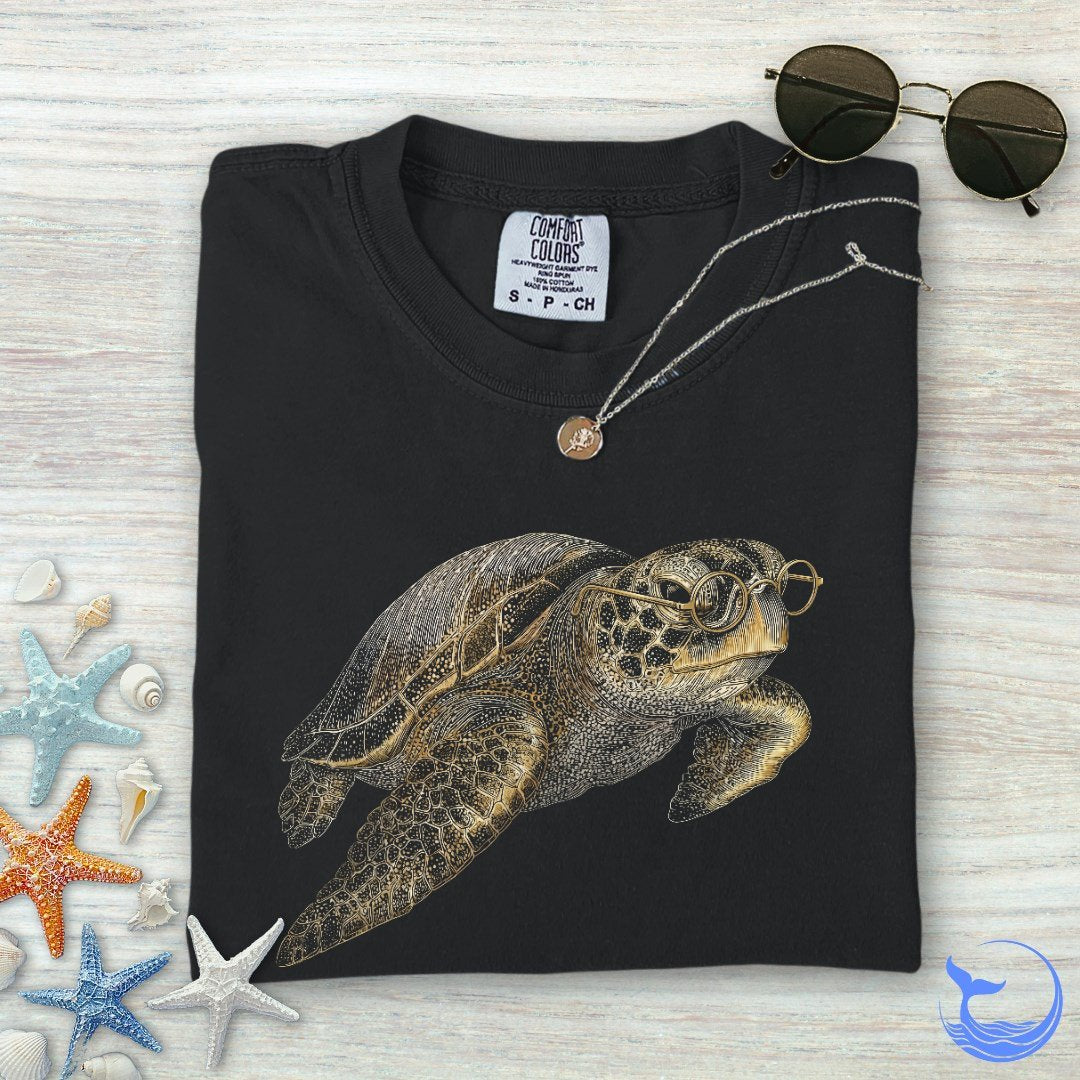 Scholar Turtle Comfort Colors T-Shirt
