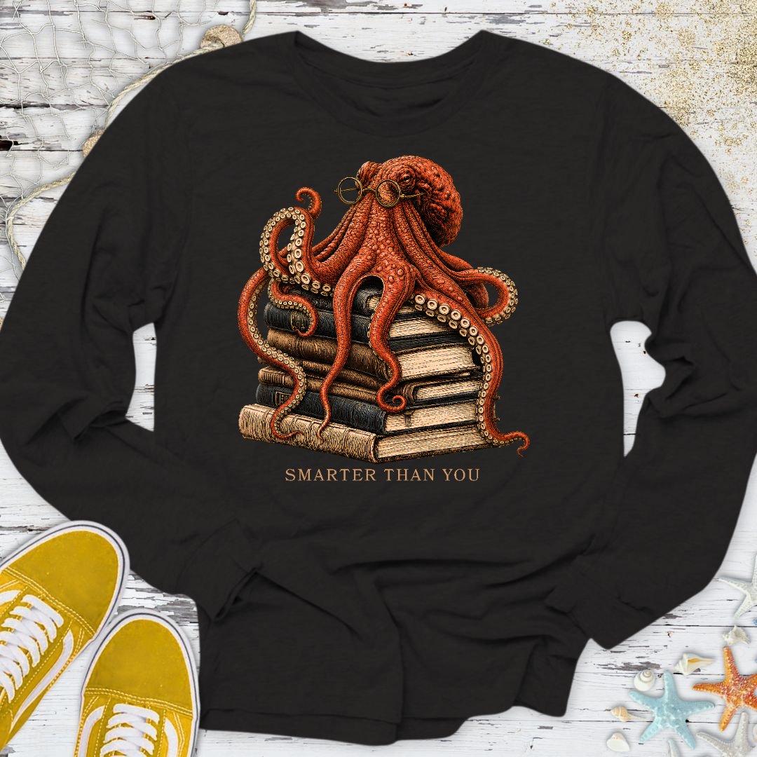 Smarter Than You, Octopus Long Sleeve Tee