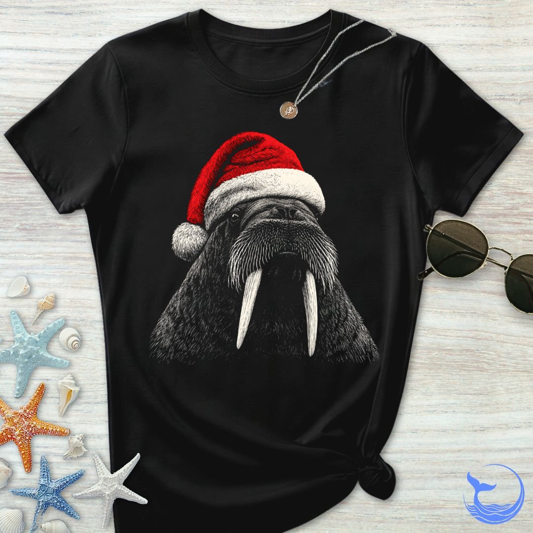 Santa Walrus Women's T-Shirt