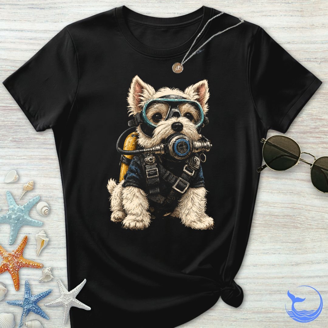 Scuba Diver Dog Women's T-Shirt