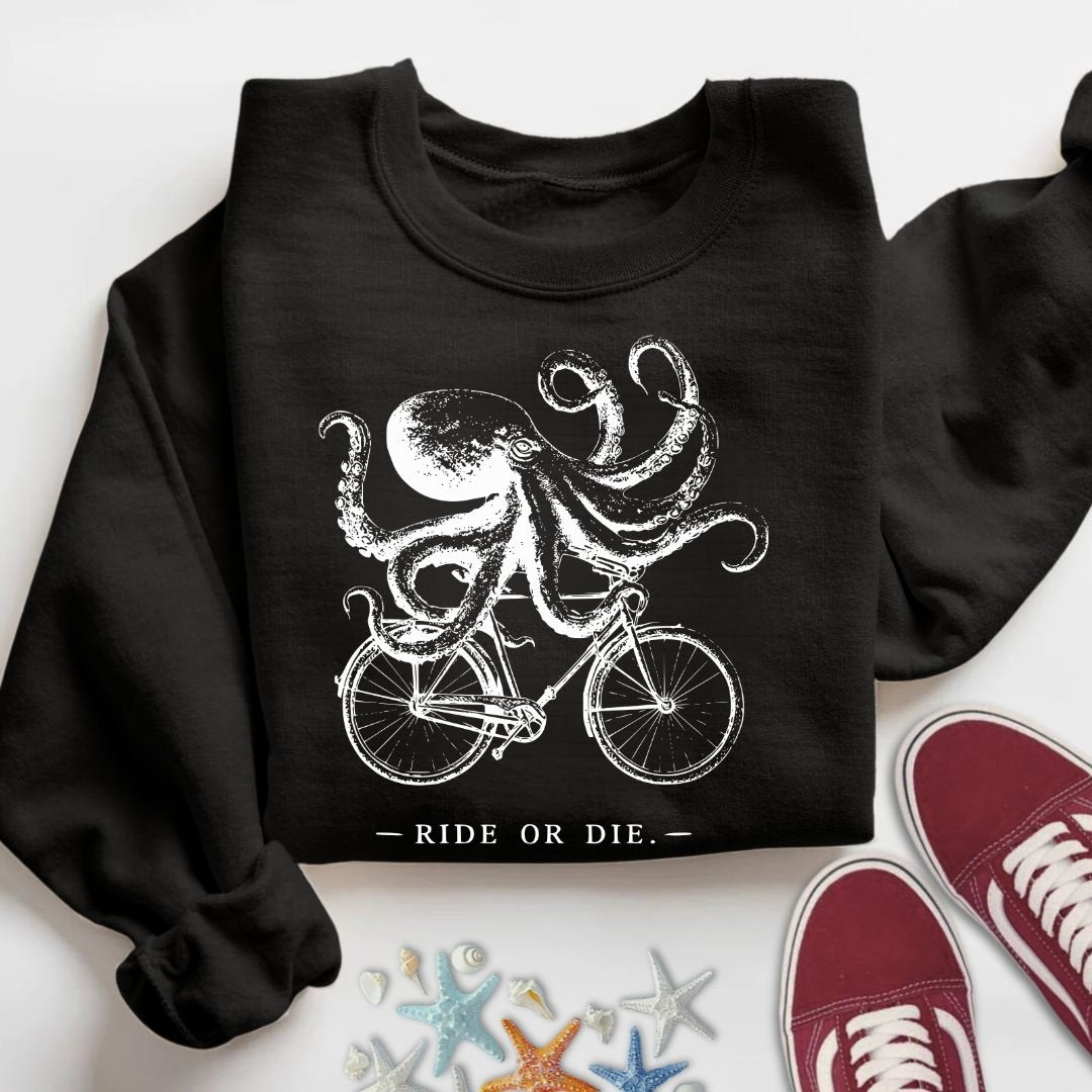 Ride Or Die, Octopus Sweatshirt