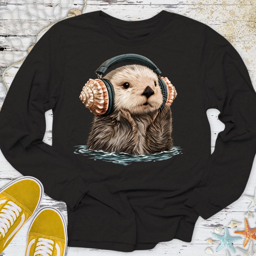 Music Otter Long Sleeve Tee