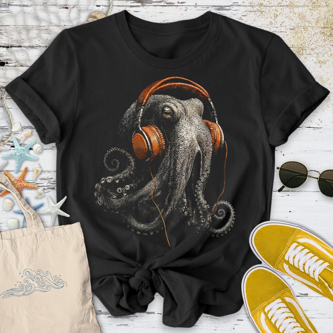 Eco-Friendly Vintage Porsche & Surfboard T-Shirt | Ocean & Marine