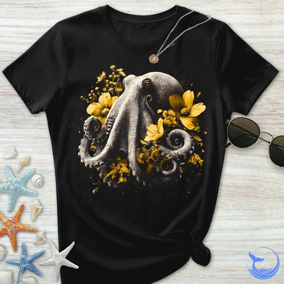 Floral Octopus Women's T-Shirt