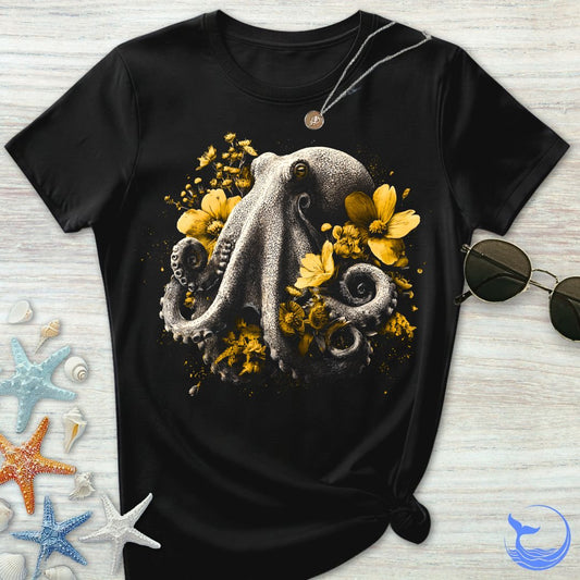 Floral Octopus Women's T-Shirt