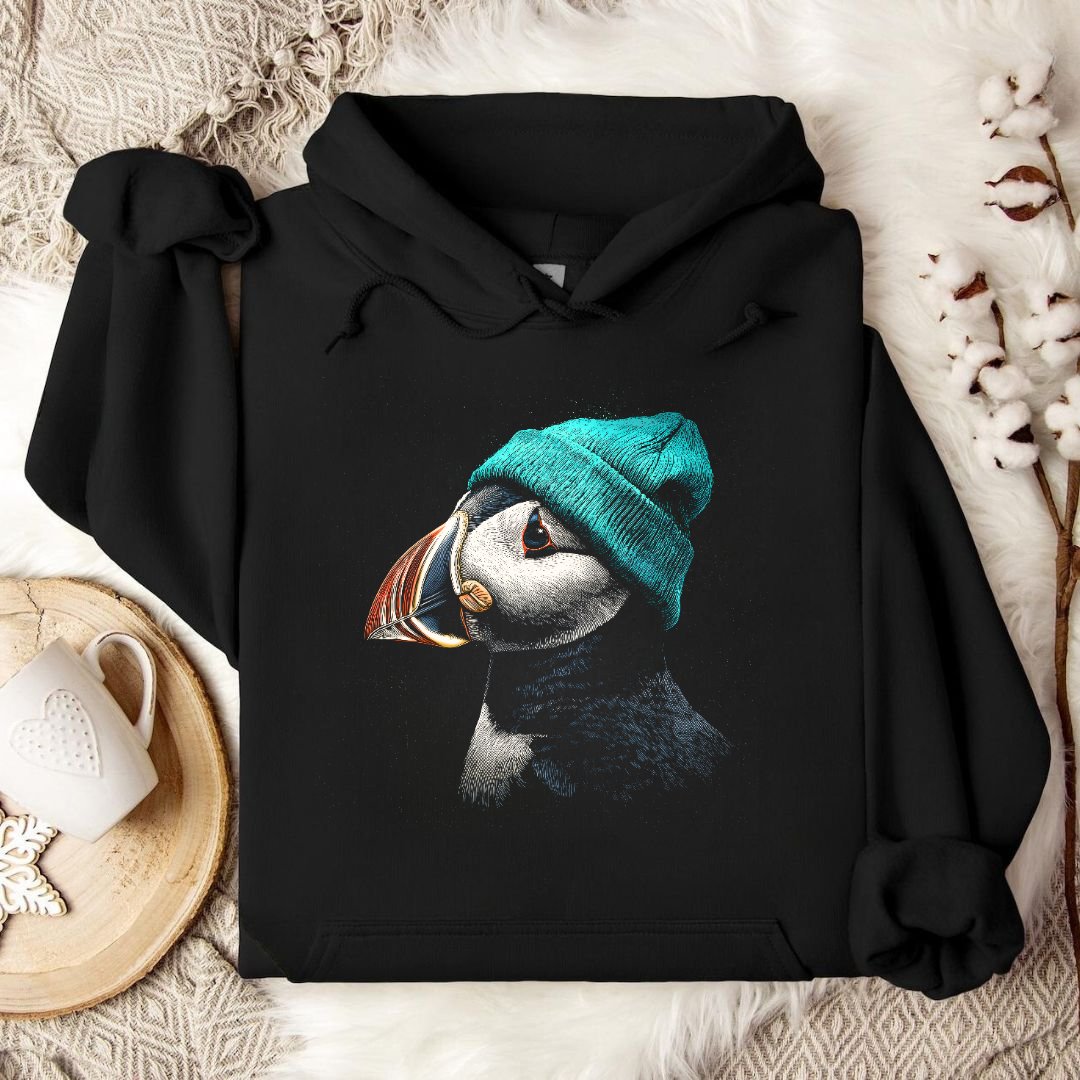 Winter Puffin Hoodie