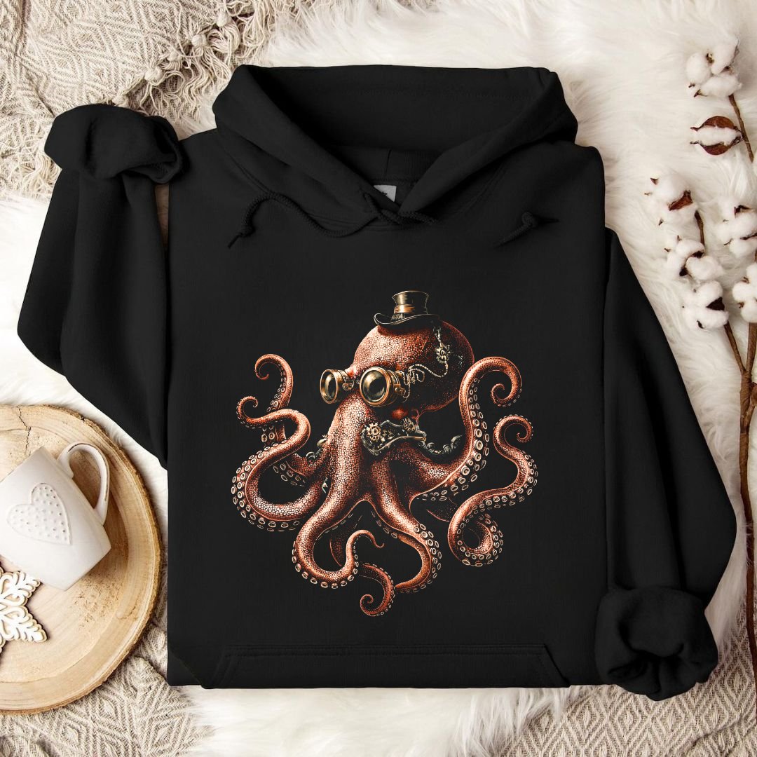 Steampunk Octopus Hoodie