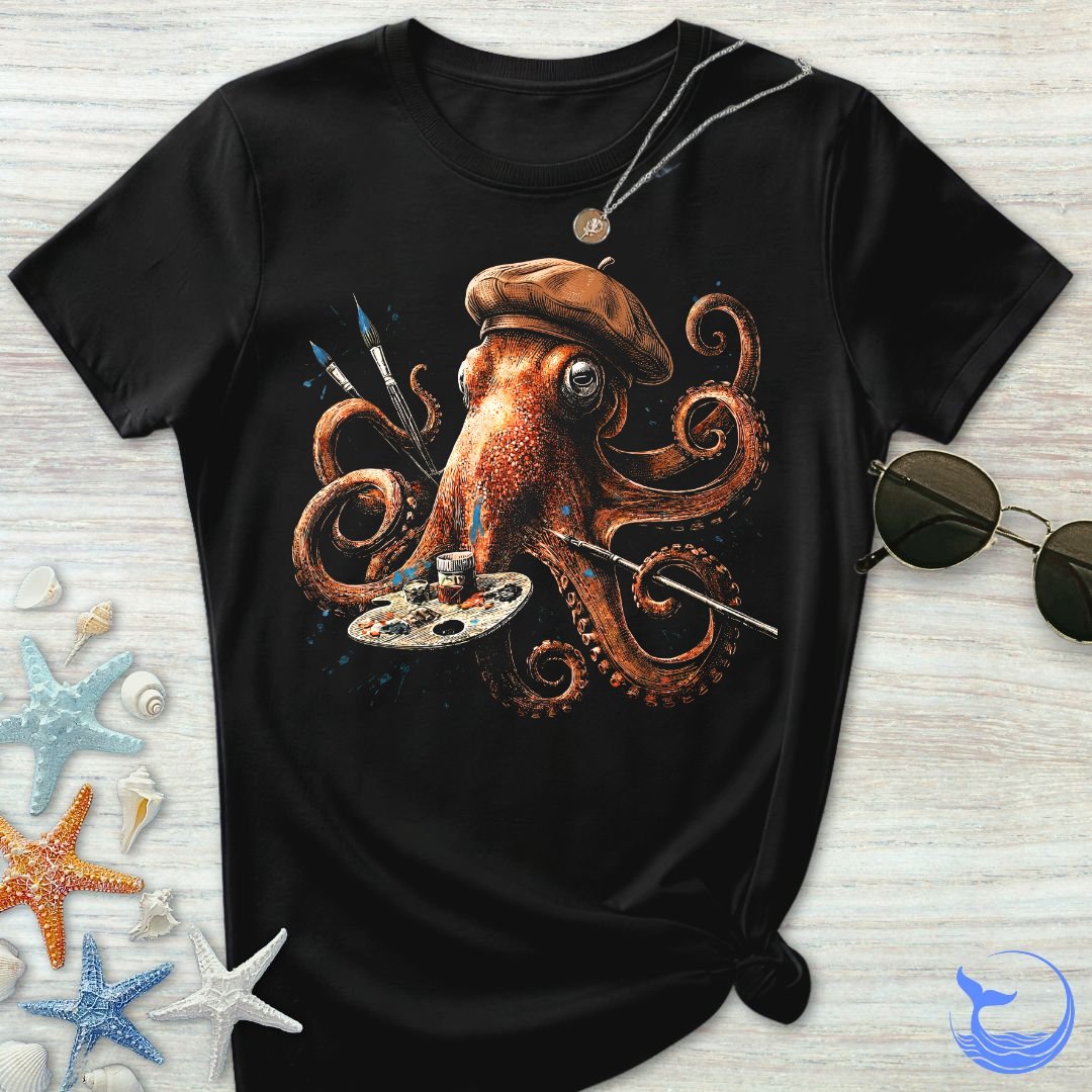Artist Octopus Women's T-Shirt