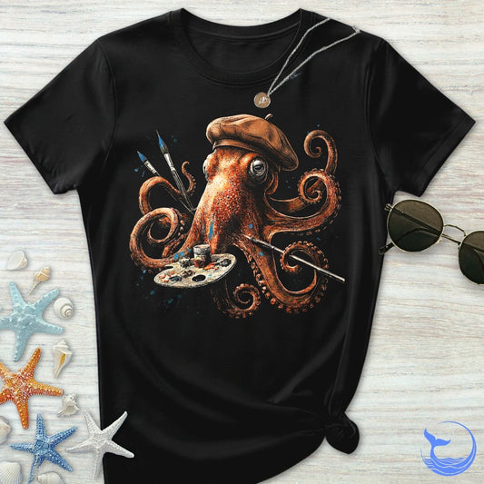 Artist Octopus Women's T-Shirt