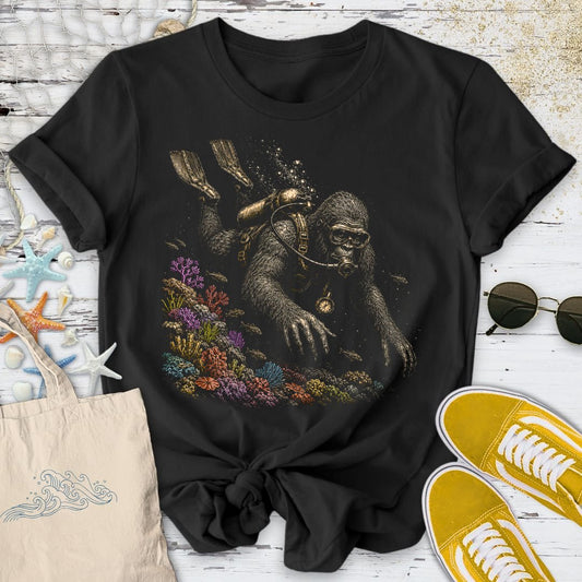 Diving Bigfoot T-Shirt