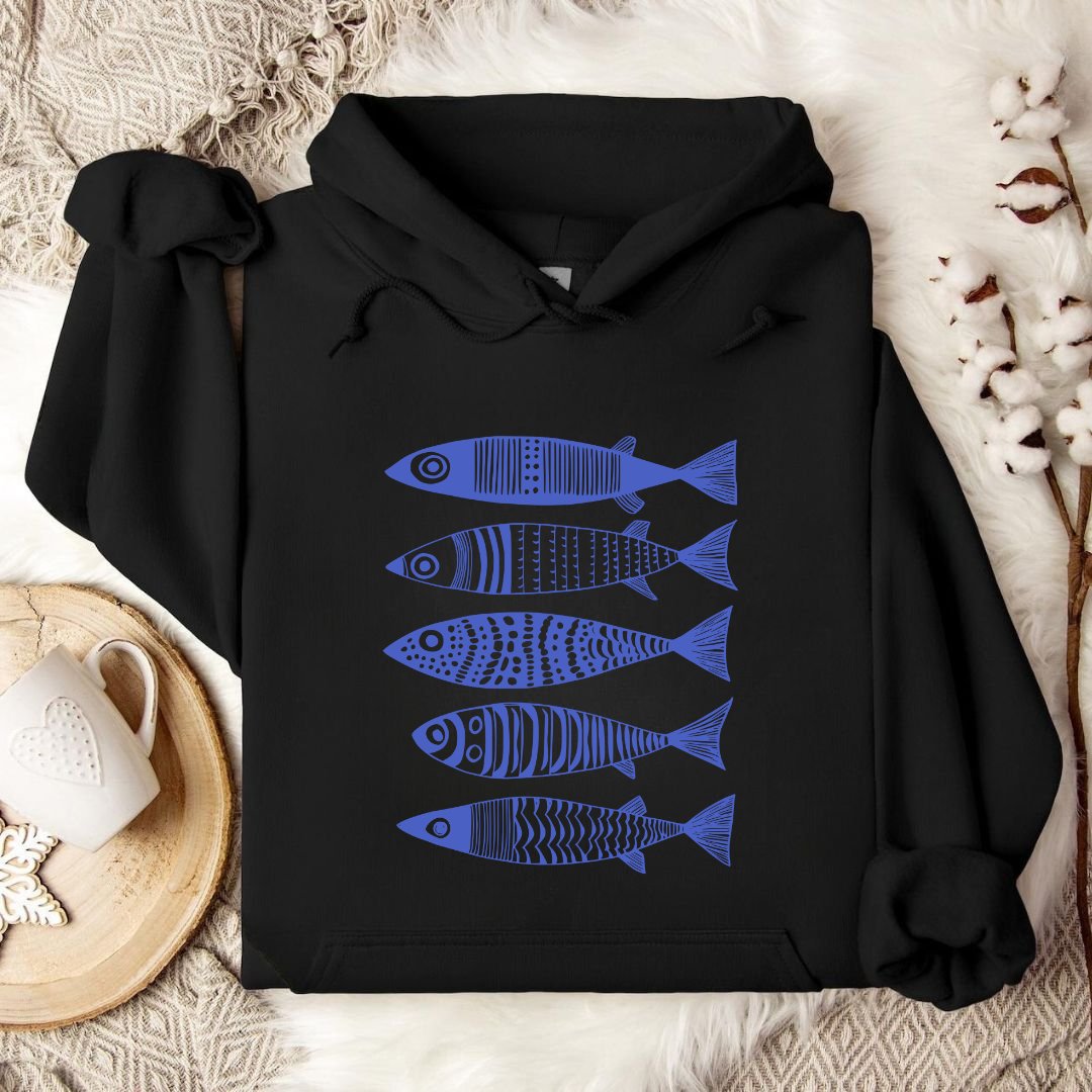 Blue Sardines Hoodie