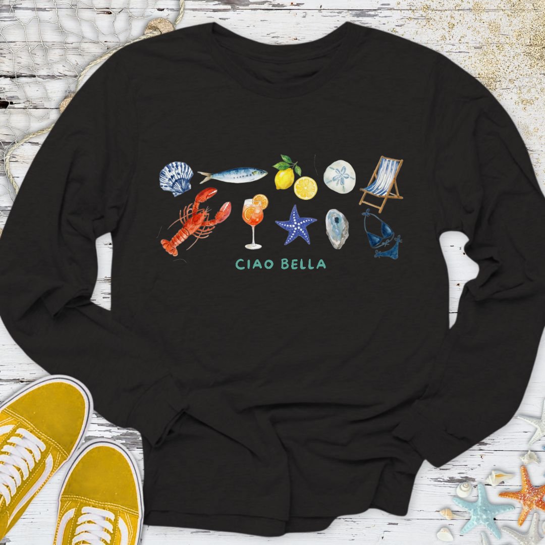 Italian Summer Long Sleeve Tee