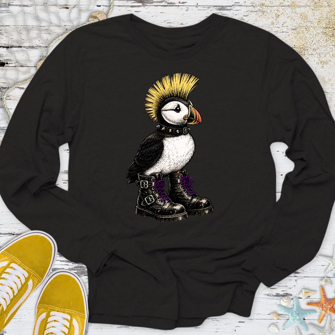 Puffin Punk Long Sleeve Tee
