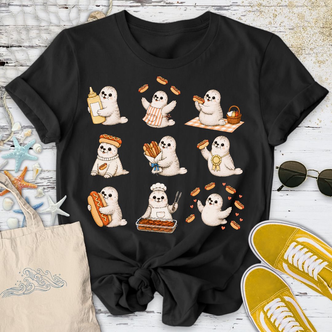 Hot Dog Seal T-Shirt