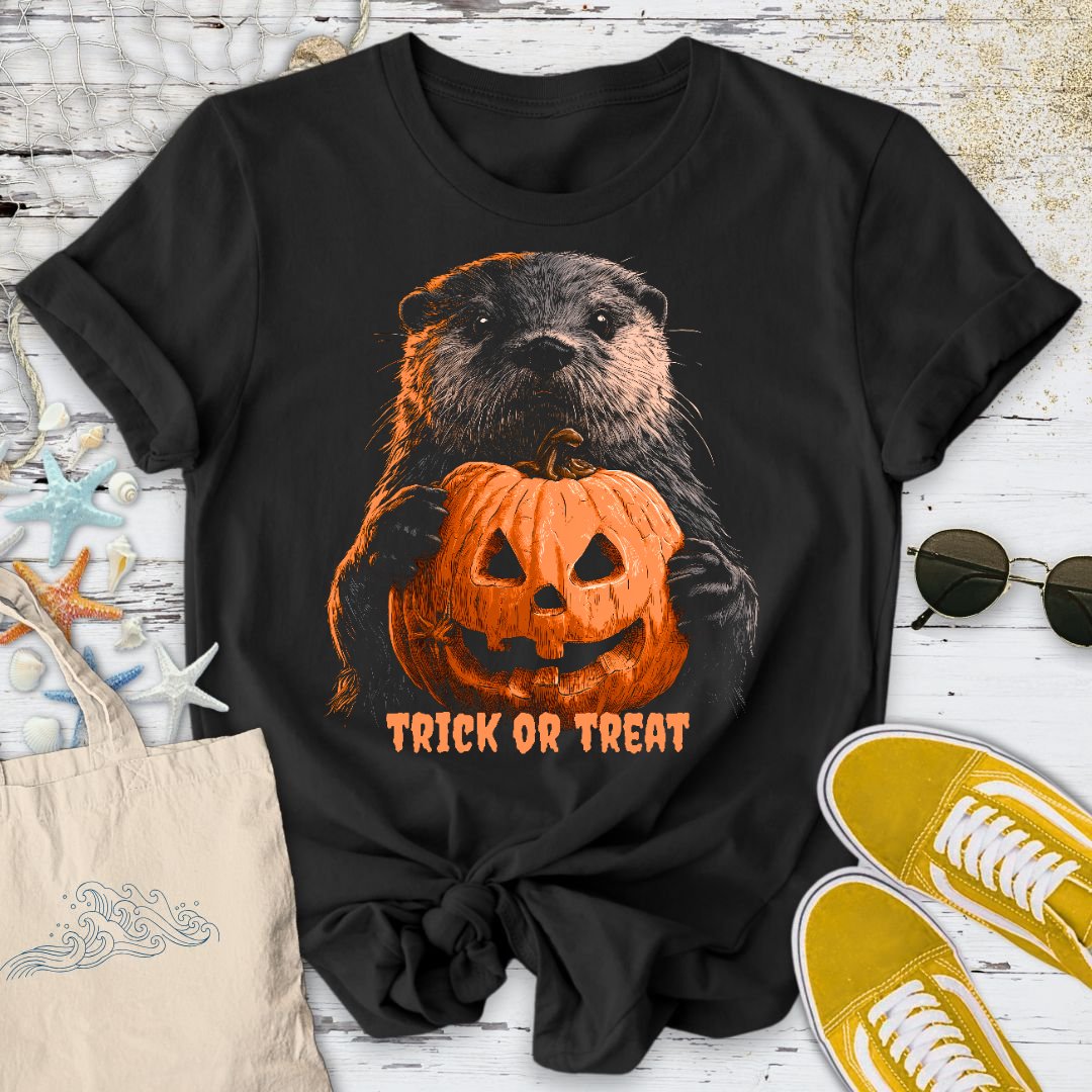 Trick Or Treat, Sea Otter T-Shirt