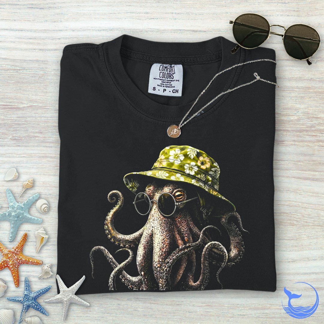 Summer Octopus Comfort Colors T-Shirt