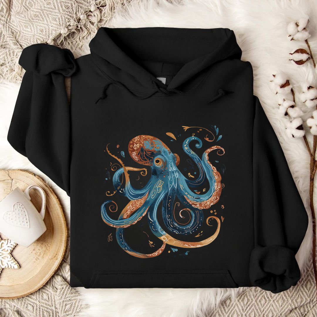 Boho Octopus Hoodie