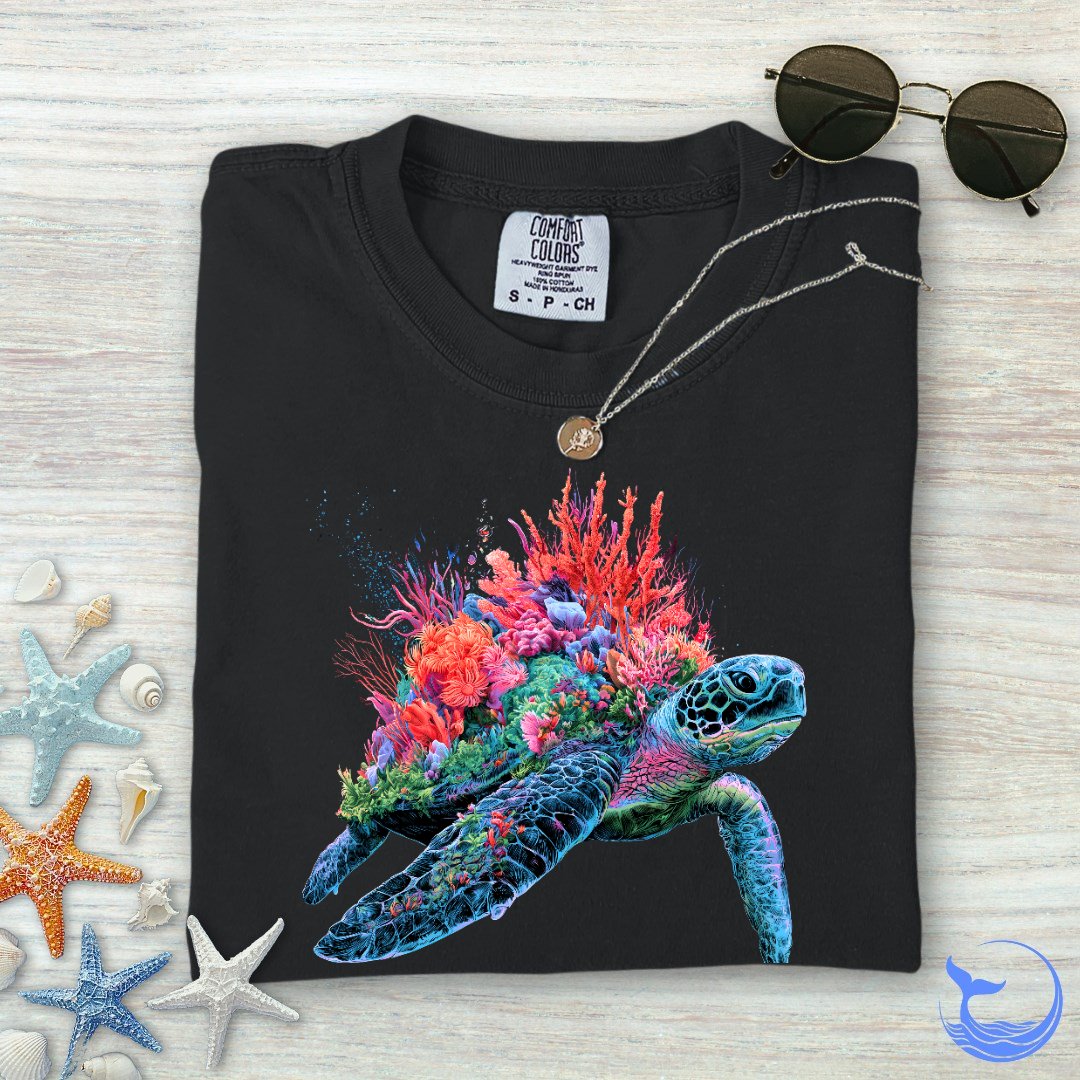 Reef Turtle Comfort Colors T-Shirt