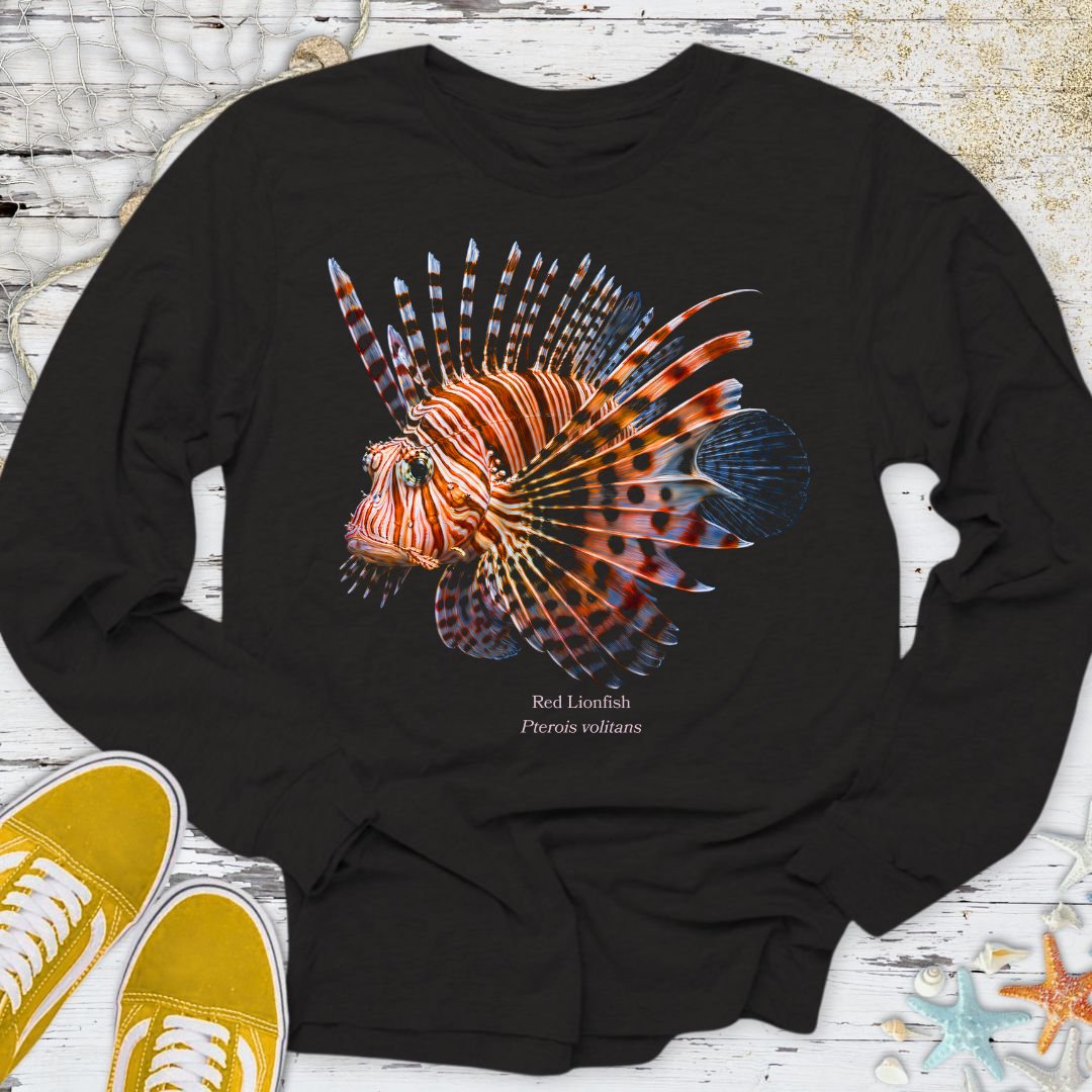 Red Lionfish Long Sleeve Tee