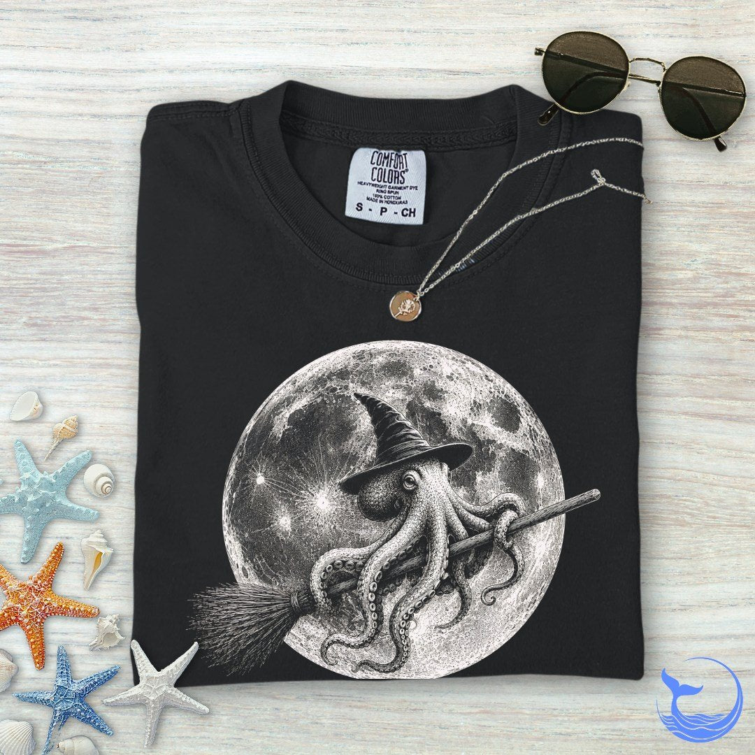 Witch Octopus Comfort Colors T-Shirt
