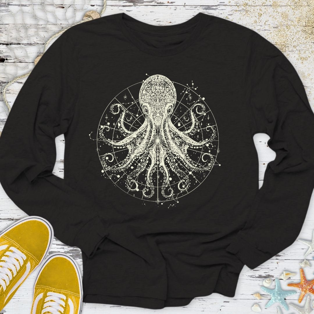 Celestial Octopus Long Sleeve Tee