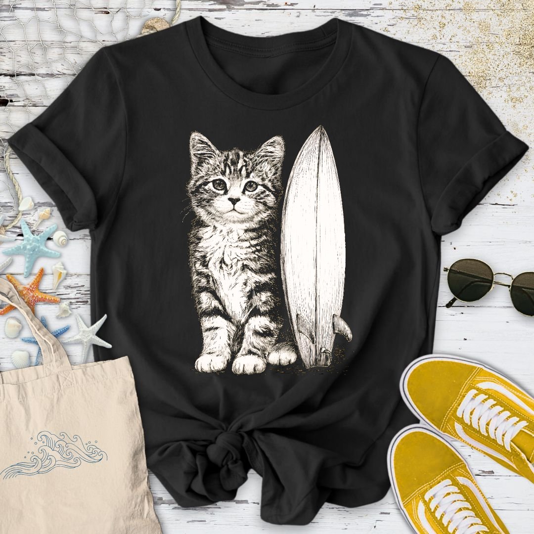Surfer Cat T-Shirt