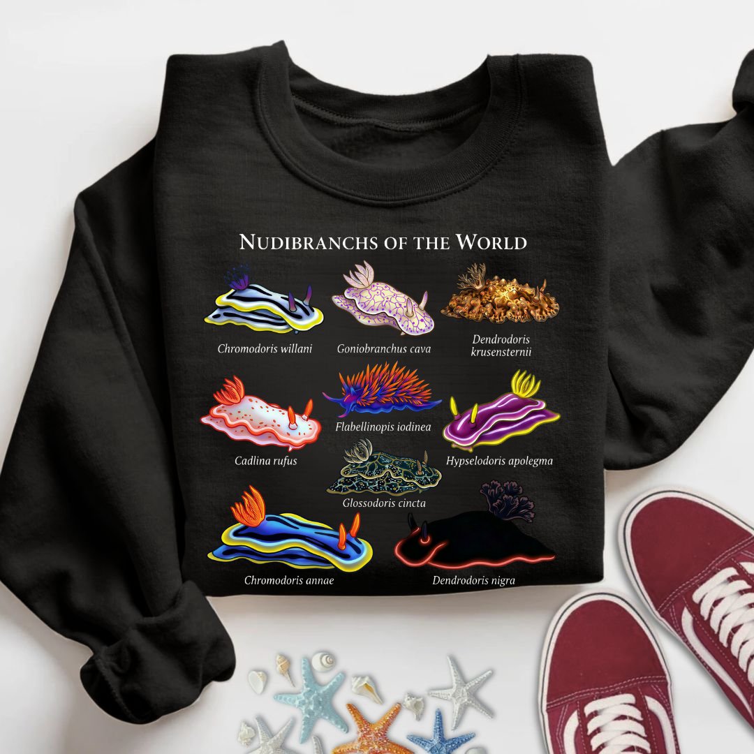 Nudibranchs Of The World Sweatshirt