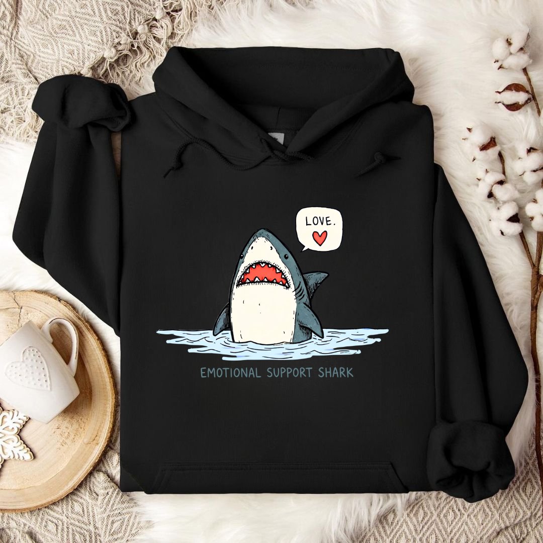 Emotional Support Shark Hoodie