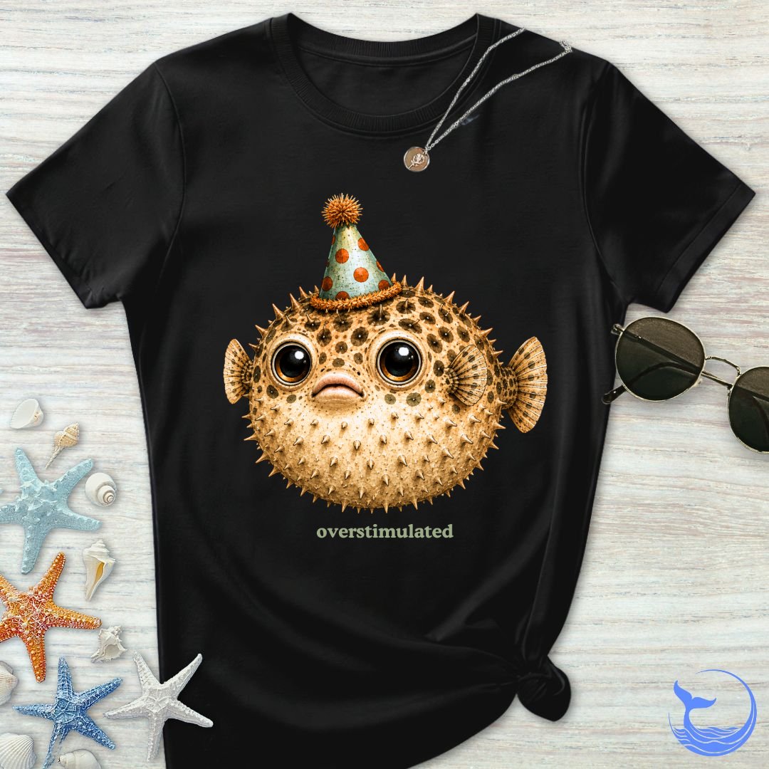 Overstimulated Pufferfish Women's T-Shirt