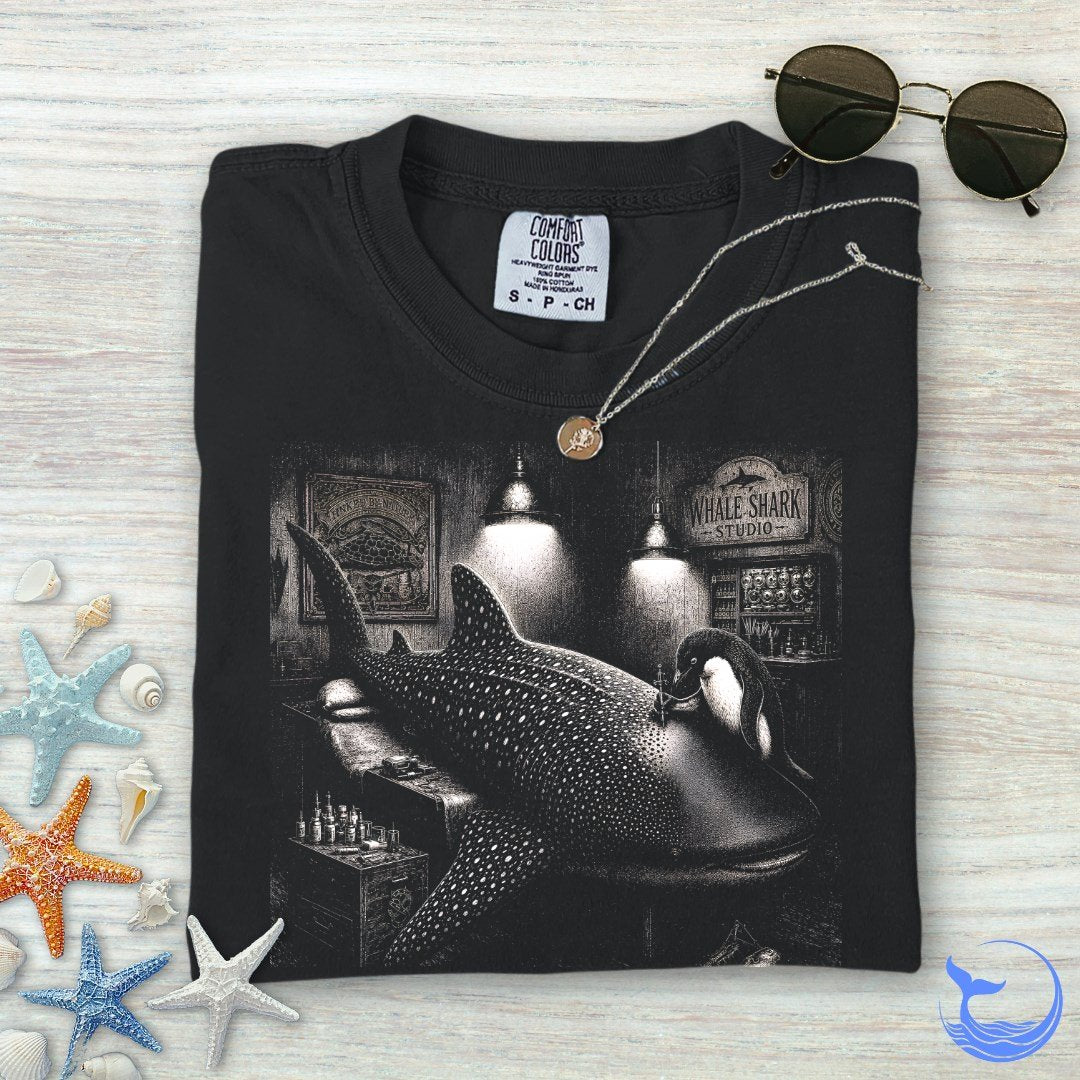 Whale Shark Tattoo Comfort Colors T-Shirt