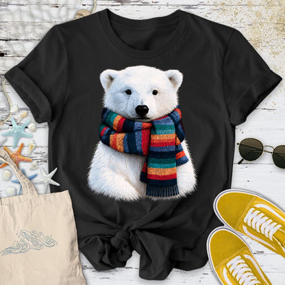 Cozy Polar Bear T-Shirt in Black - Dolce Reverie