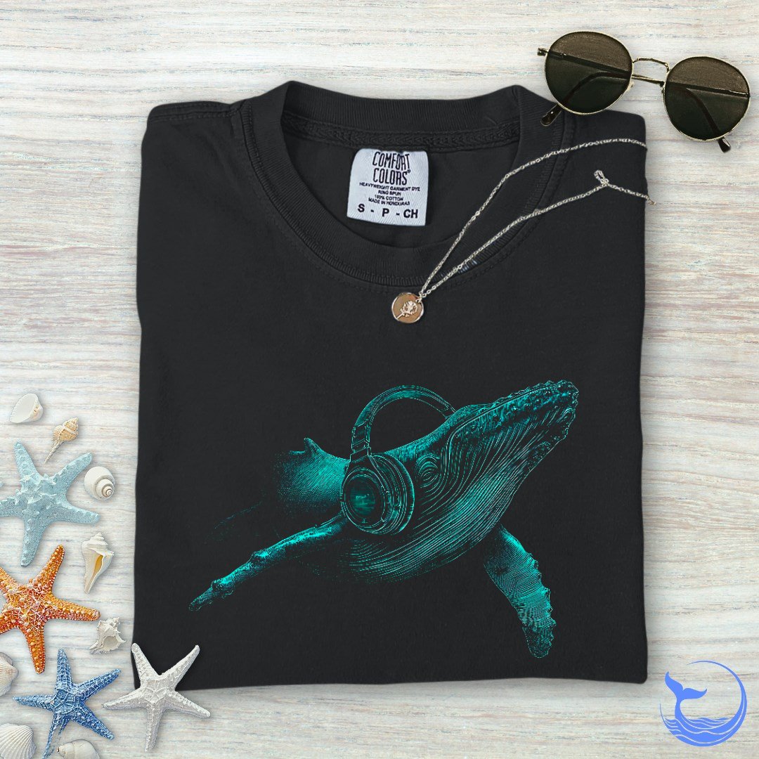 Melody Whale Comfort Colors T-Shirt