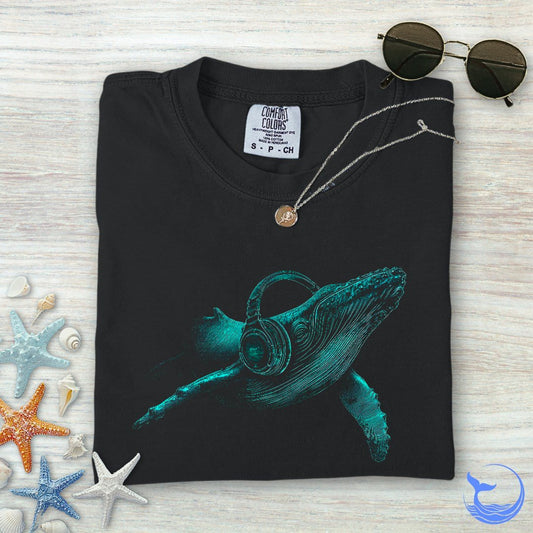 Melody Whale Comfort Colors T-Shirt