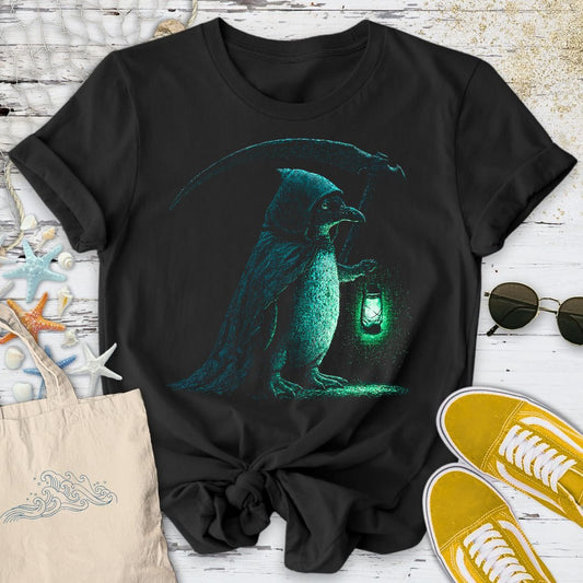 Grim Reaper Penguin T-Shirt