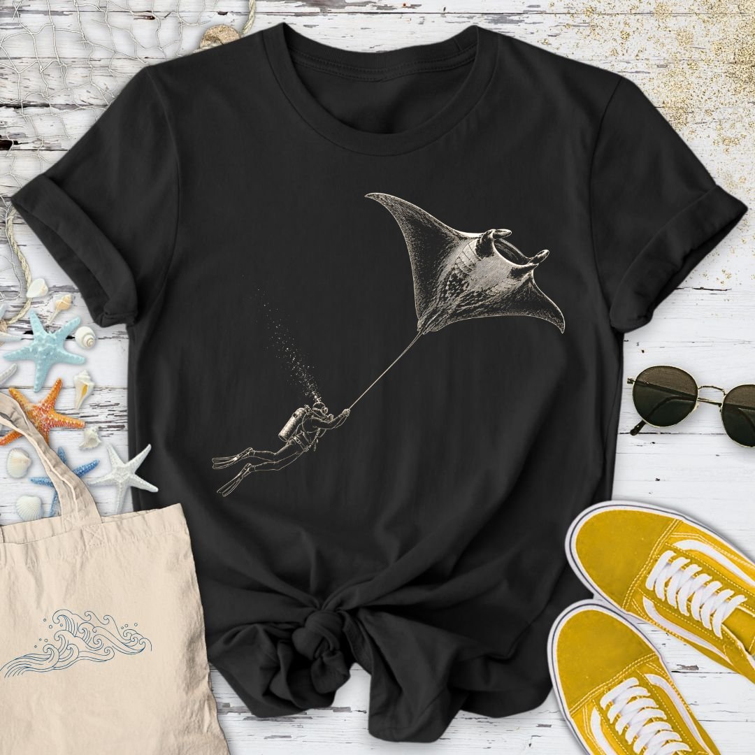Flowing With A Manta T-Shirt