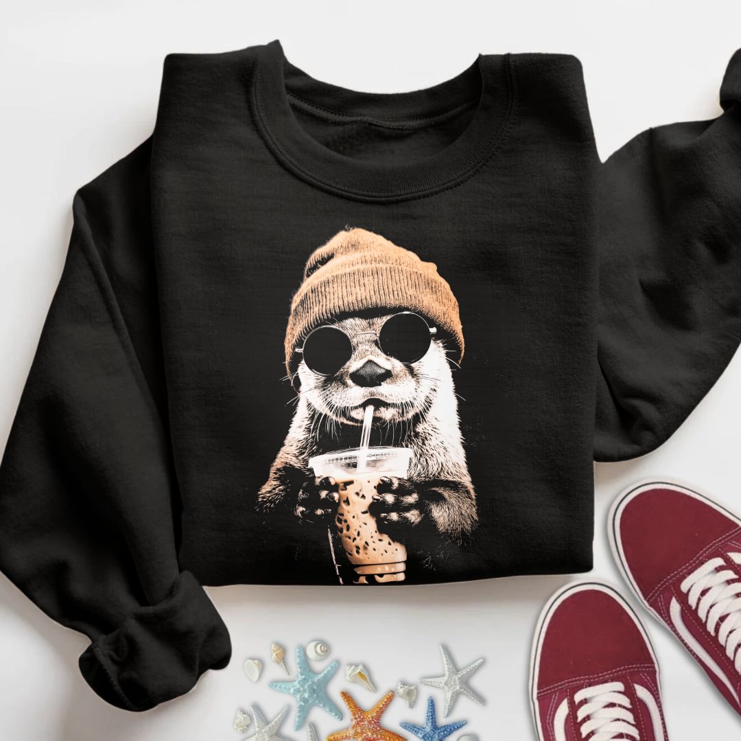 Hipster Otter Sweatshirt