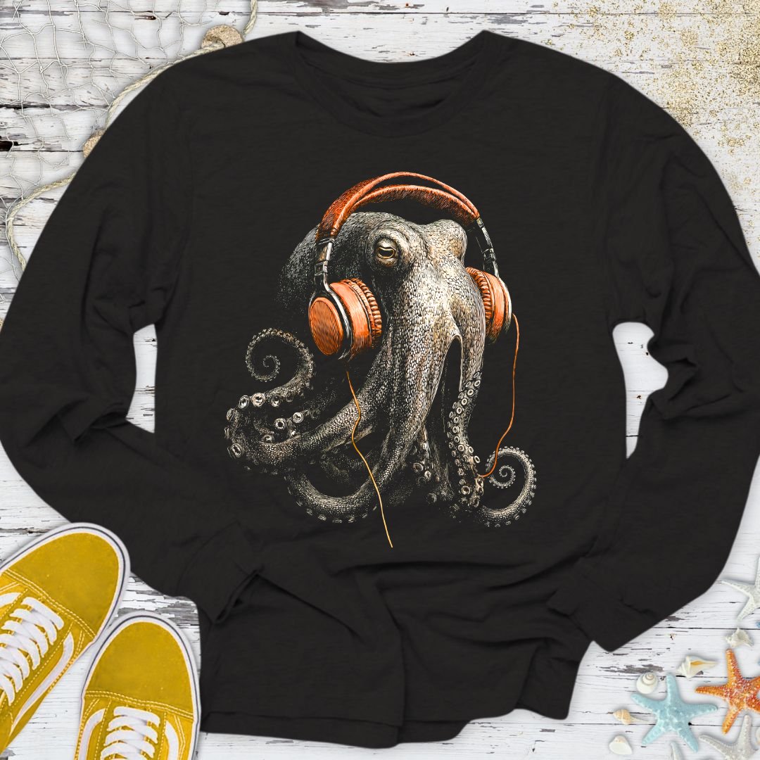 Groovy Octopus Long Sleeve Tee