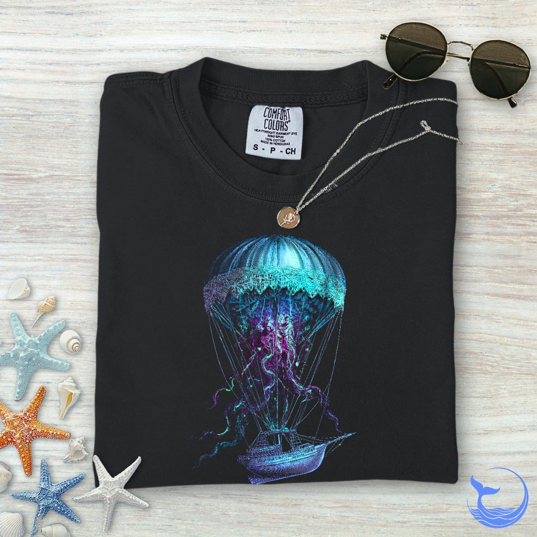 Jellyfish Air Balloon Comfort Colors T-Shirt